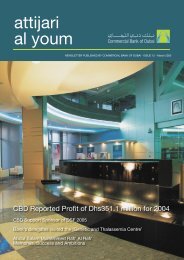 ISSUE 12 - March 2005 - Commercial Bank of Dubai