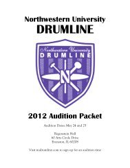 Northwestern University Drumline - Associated Student Government ...