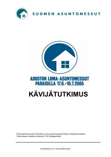 Parainen tutkimus - Asuntomessut