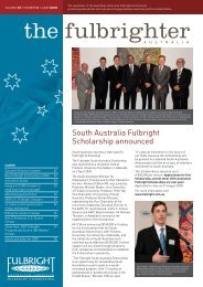 June - Australian - American Fulbright Commission