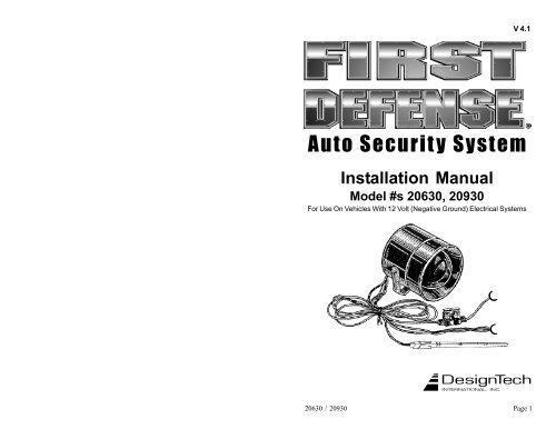 Auto Security System - Ready Remote
