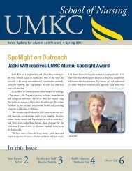 Jacki Witt - School of Nursing