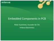 Embedded Components in PCB - International Workshop on Power ...