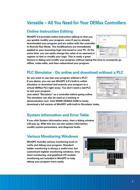 Wingpc 4.0 Software - AT Control System