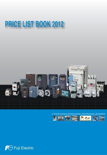 price list book 2012
