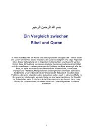 Ein Vergleich zwischen Bibel und Quran.pdf - Way to Allah