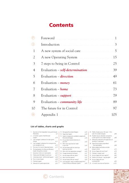 in control first phase report 2003-2005