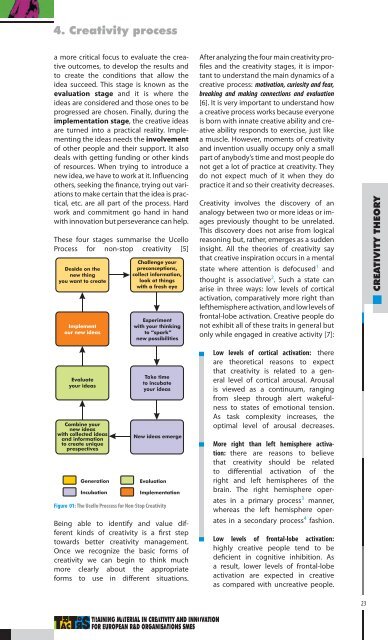 Creativity Theory - TRaining MAterial in Creativity and InnovaTion ...