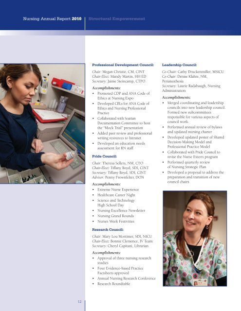 2010 Nursing ANNUAL v4d - PinnacleHealth