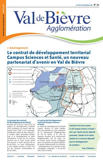 Le contrat de développement territorial Campus Sciences et Santé ...