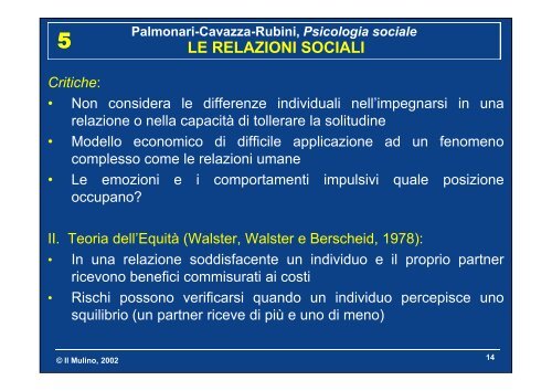 Palmonari-Cavazza-Rubini, Psicologia sociale LE ...