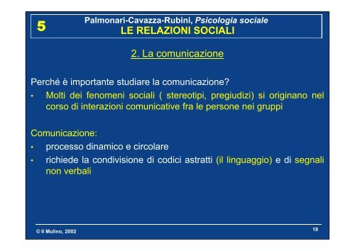 Palmonari-Cavazza-Rubini, Psicologia sociale LE ...