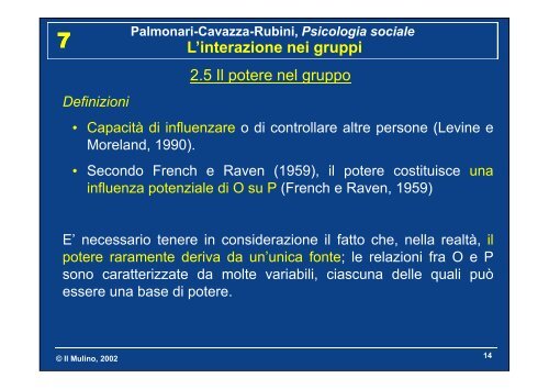 Palmonari-Cavazza-Rubini, Psicologia sociale LE ...