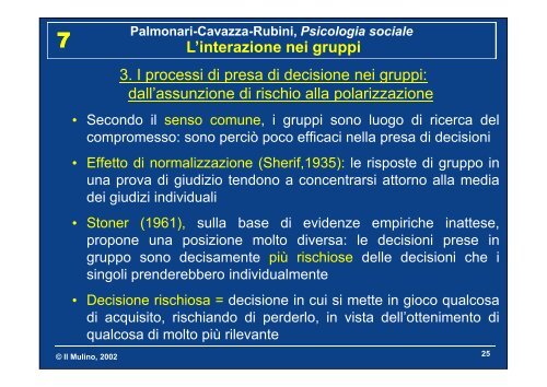 Palmonari-Cavazza-Rubini, Psicologia sociale LE ...