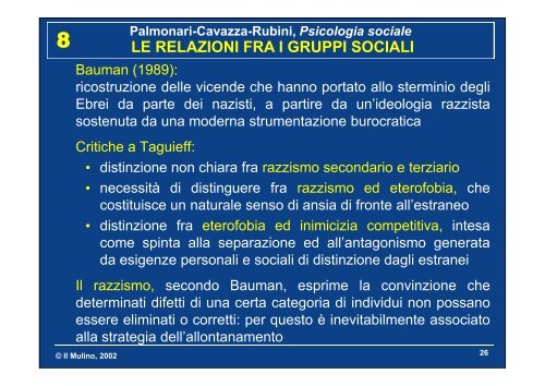 Palmonari-Cavazza-Rubini, Psicologia sociale LE ...