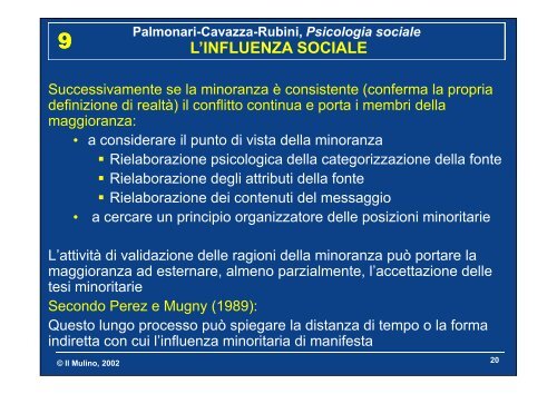 Palmonari-Cavazza-Rubini, Psicologia sociale LE ...