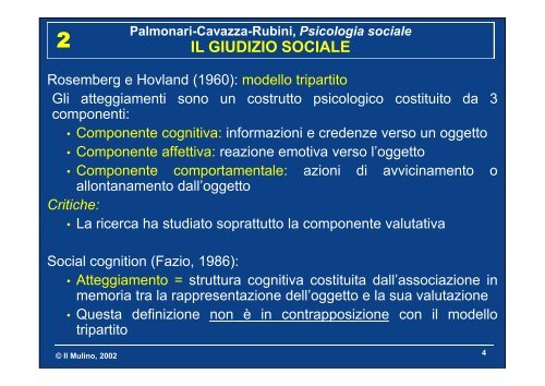 Palmonari-Cavazza-Rubini, Psicologia sociale LE ...