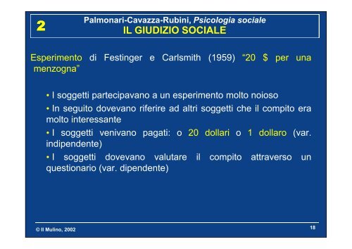 Palmonari-Cavazza-Rubini, Psicologia sociale LE ...