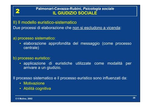 Palmonari-Cavazza-Rubini, Psicologia sociale LE ...