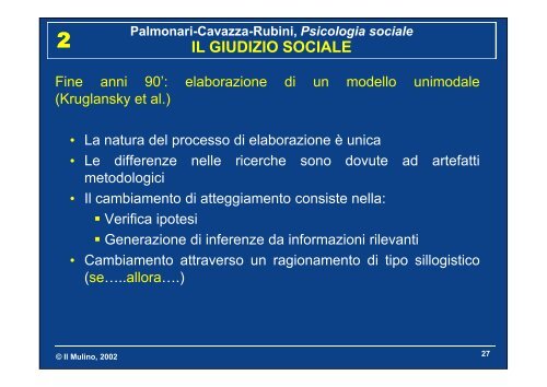 Palmonari-Cavazza-Rubini, Psicologia sociale LE ...