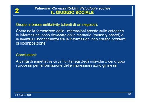 Palmonari-Cavazza-Rubini, Psicologia sociale LE ...