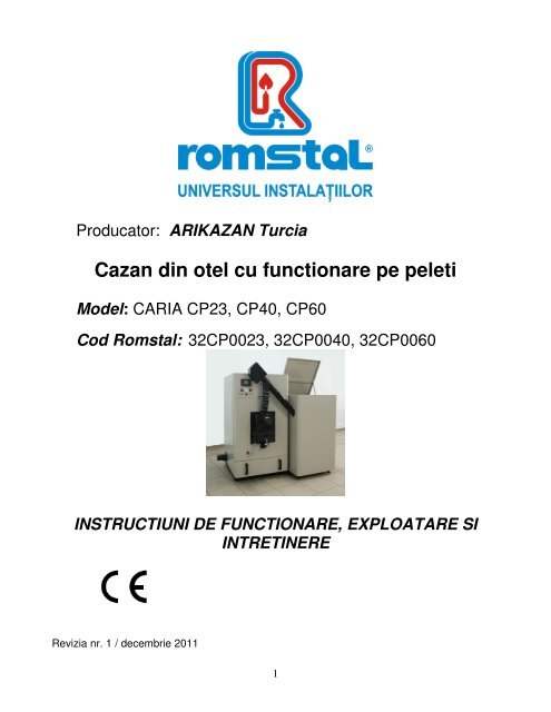 Manual tehnic - Romstal