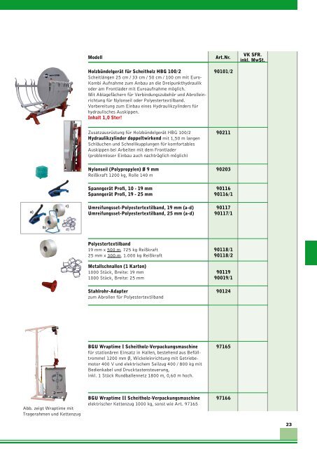 Forsttechnik / Brennholzaufarbeitung - Fim AG