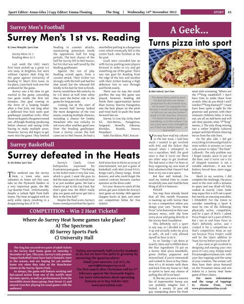 Issue 51 - University of Surrey's Student Union