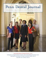 Penn Dental Journal - University of Pennsylvania School of Dental ...