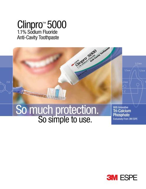 Clinpro 5000 1.1 Sodium Fluoride Anti Cavity Toothpaste 3M