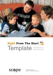 Right From The Start Template - Scope