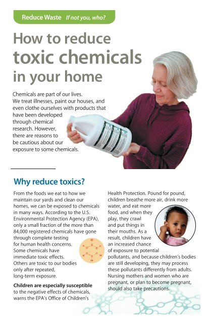 How to reduce toxic chemicals in your home - Minnesota Pollution ...