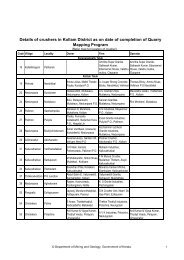 List of crushers - Department of Mining and Geology - Government ...