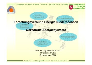 Leitidee des FEN - Forschungsverbund Energie Niedersachsen
