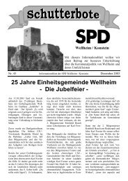 Schutterbote Nr. 46, MÃ¤rz 2005.pub - SPD Wellheim-Konstein