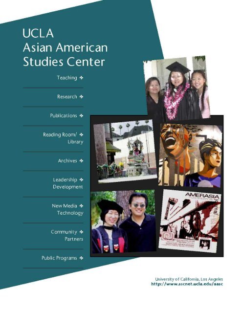 aasc brochure less pages UCLA Asian American Studies Center