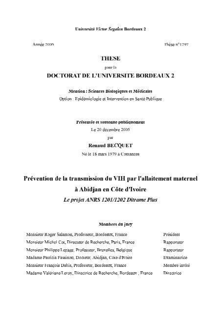 Télécharger le texte intégral - ISPED-Enseignement à distance