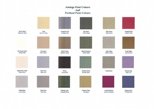 Amdega Paint Colours