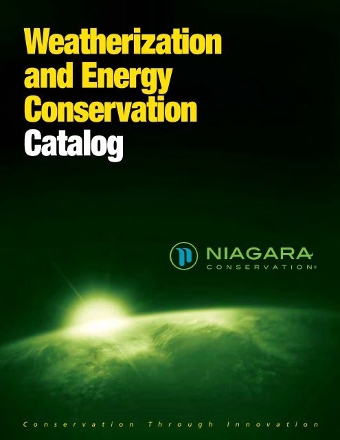 Weatherization and Energy Conservation Catalog - Niagara ...