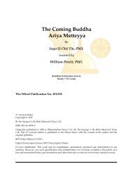 The Coming Buddha Ariya Metteyya - MyWebSpace