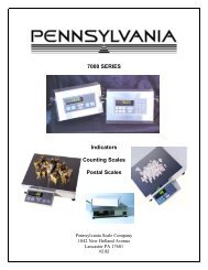 Full Service Manual - Pennsylvania Scale Company