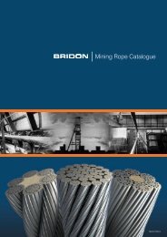 Download the full Mining Brochure (Metric) - Bridon