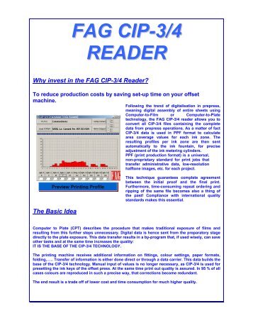 FAG CIP-3/4 READER