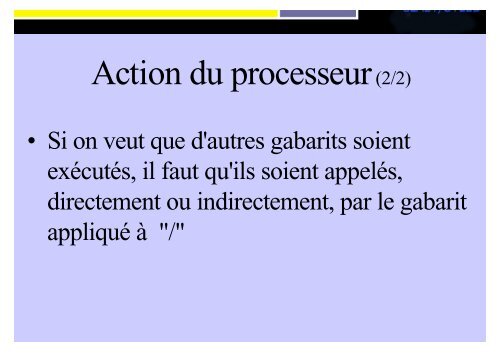 SLIDES XML - Accueil