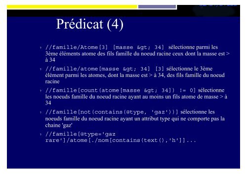 SLIDES XML - Accueil