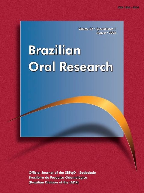 Brazilian Oral Research Brazilian Oral Research Brazilian Oral