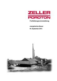 Fortbildungsveranstaltung - Adolf Zeller GmbH & Co. Poroton ...