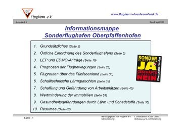 Oberpfaffenhofen - Fluglärm ev