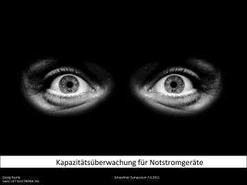 KapazitÃ¤tsÃ¼berwachung fÃ¼r NotstromgerÃ¤te - Henning GmbH