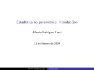 Estadística no paramétrica: Introducción